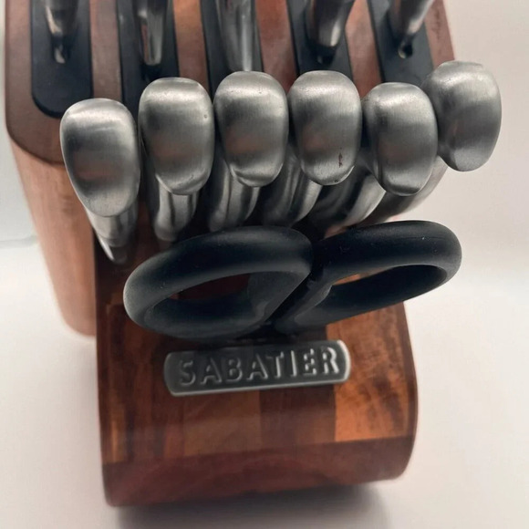 Sabatier Stainless Steel  Knife Block‎ Set with Edgekeeper, 13-pc - Picture 2 of 4